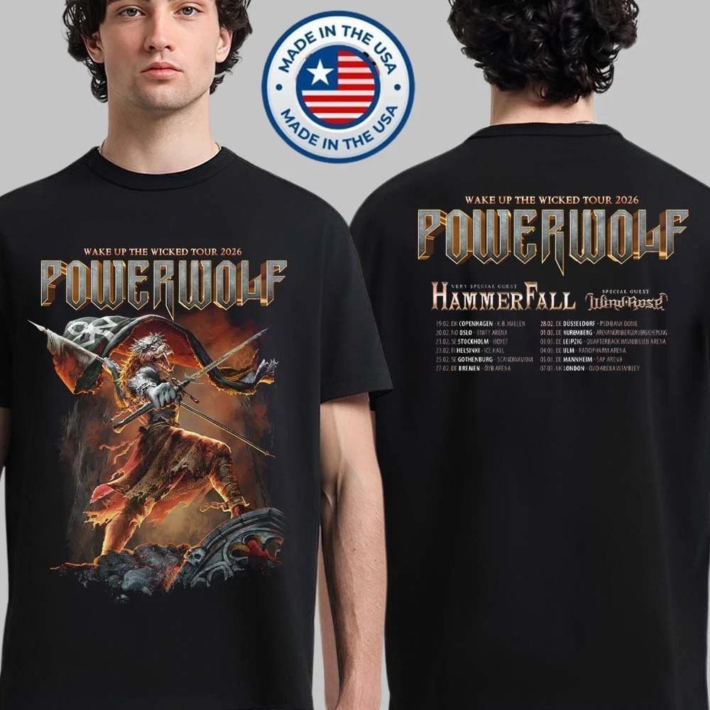 Толстовка или футболка Powerwolf Wake Up The Wicked Tour 2026