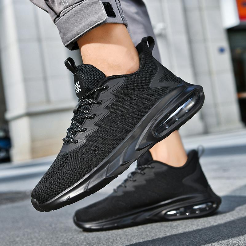 Кроссовки Дышащие Уличные Кроссовки Модные С Воздушной Подушкой Спортивные На Шнурках Бренд Тренировочные Профессиональные Обувь Для Спортивной Ходьбы