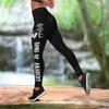 Love Flower Print Yoga Outfit for Women Fashion 3D Printed Workout Leggings Fitness Sports High Waist Casual Yoga Pants