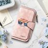 California Surfing Printed Long Wallet Fashion Casual Card Holder Portable Slim Purse for Daily Use