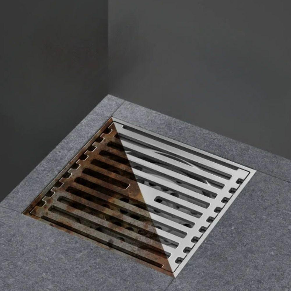Нержавеющая сталь Душевой напольный слив Квадратный слив Фильтр Канализационный дезодорант Сливной сердечник для пола Ванная комната