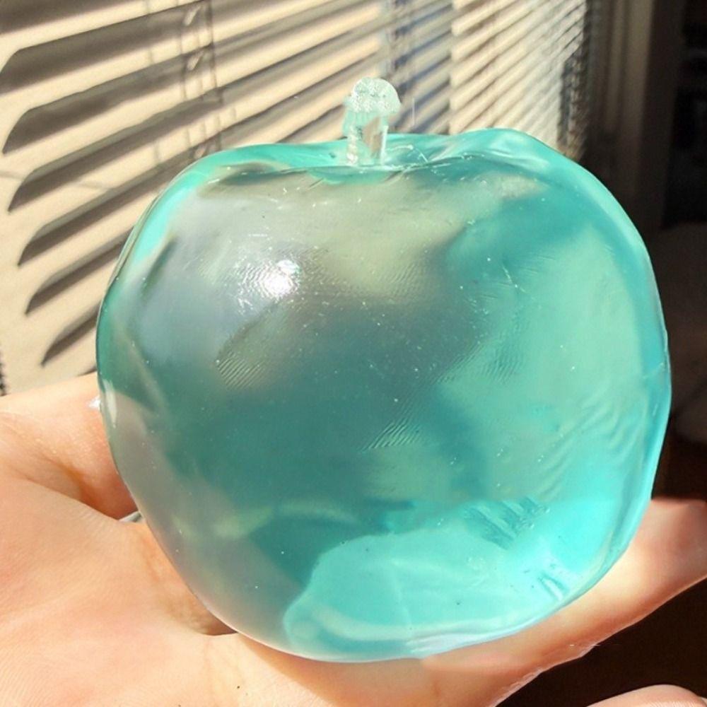 Super Soft Fruits Squeezed Toy Creative Fruits Pinch Sensory Stress Ball for Kids Adults
