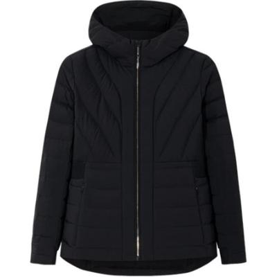 Champion Серия для любой погоды Теплая спортивная куртка с капюшоном Удобная Повседневная Простая Пуховик Женская верхняя одежда Базовый черный 162510910-2