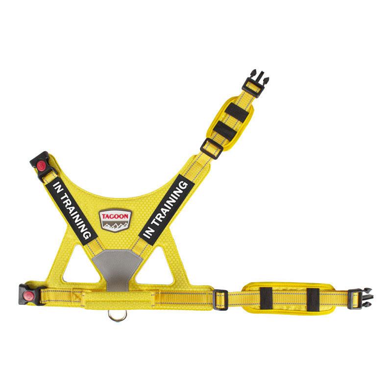 Ночью светоотражающая настраиваемая шлейка для собак с идентификатором и именем поводок для собак-лабрадоров шлейка для больших и маленьких собак