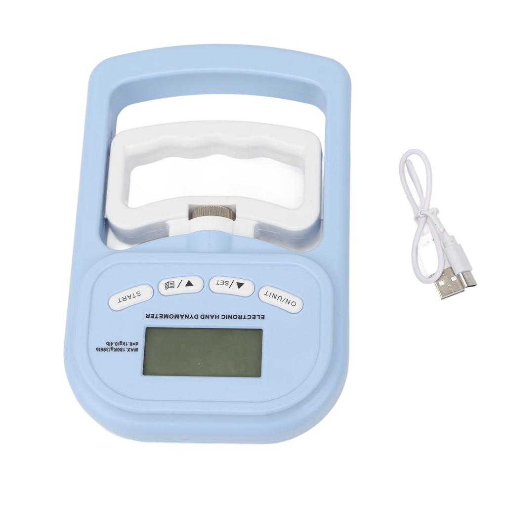 Ручной динамометр Тренажер для силы хвата 180 кг Электронный тестер силы хвата для физической