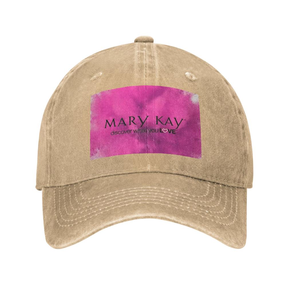 Кепка из стираного денима Mary Kay Повседневные бейсболки Регулируемая кепка Летние унисекс бейсболки