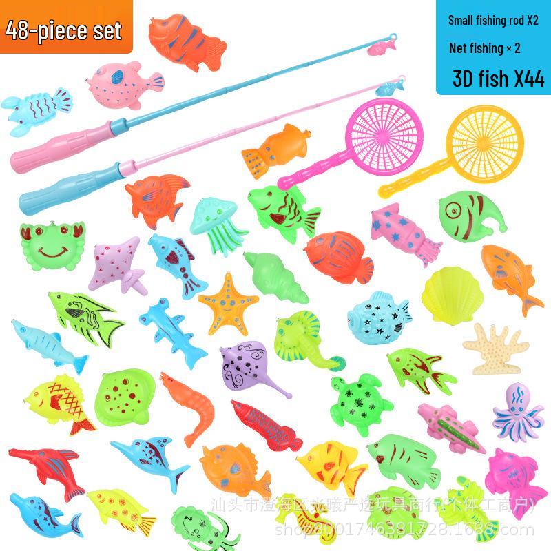 Educational Magnetic Fishing Pond Toy for Children - Early Education Water Play Gift for Boys and Girls