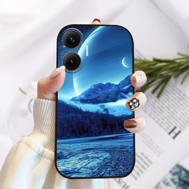 Ударопрочный TPU чехол для Xiaomi Poco F7 5G Защитный чехол Мягкий силиконовый чехол для телефона для Xiaomi POCOF7 Защитный корпус Coque Funda