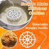 Aluminum Rosette Maker Molds Bunuelos Mold With Handle Pastry Tools Achappam Cookie Maker Baking Cooking Kitchen Accessories