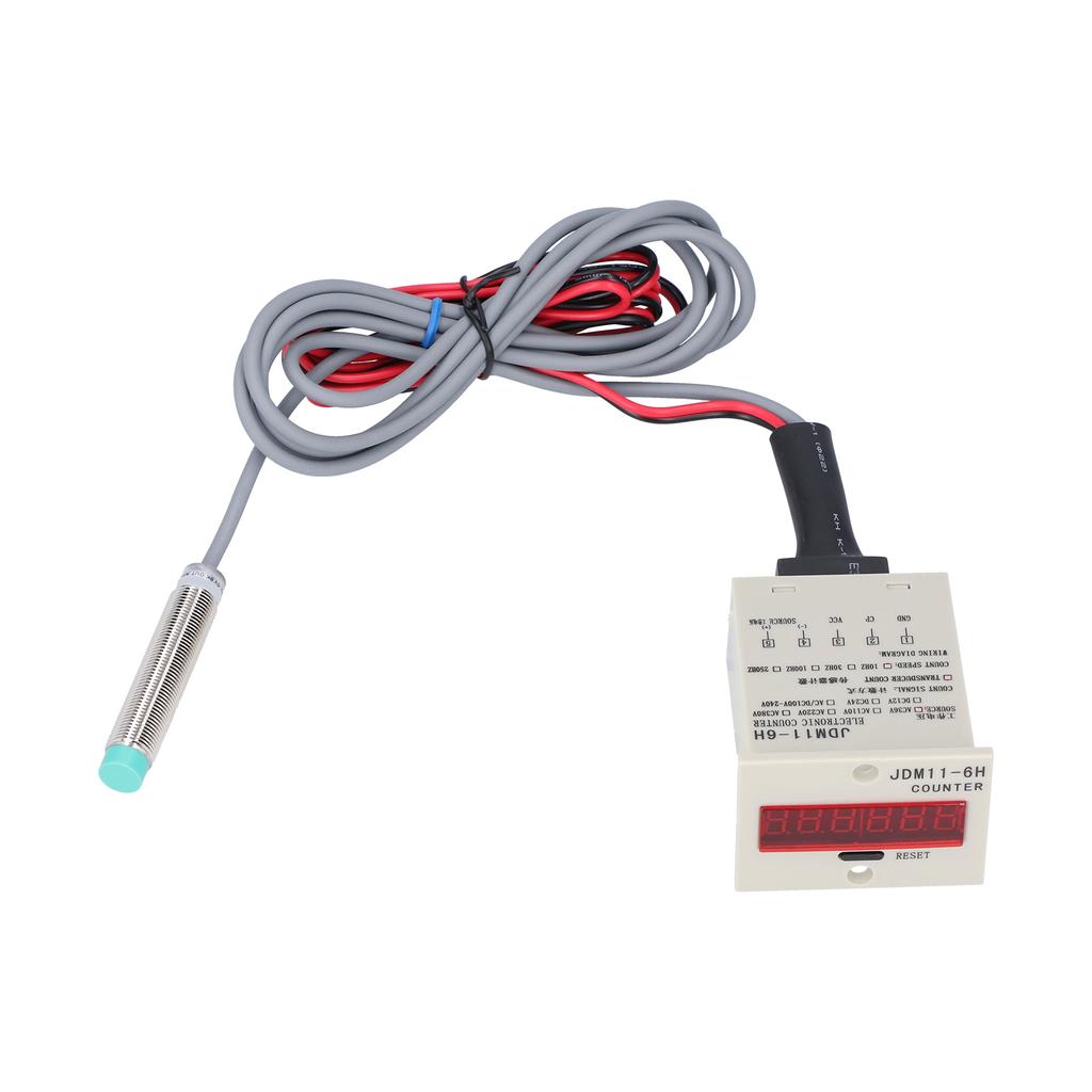 BERM Цифровой электронный счетчик для металлических объектов Контактная индукционная панель Сброс JDM11?6HAC110V