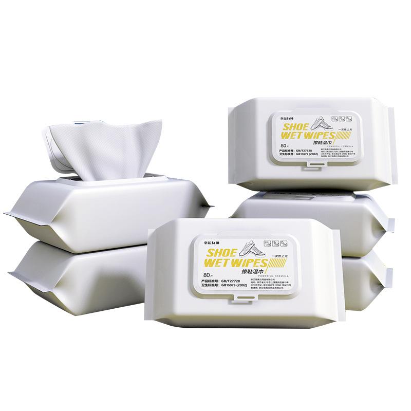 Белые салфетки для чистки обуви Одноразовые салфетки для удаления пятен и блеска для обуви Чистящее средство без воды для кроссовок
