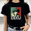 Одежда в стиле аниме Футболка Shoto Todorok Deku Harajuku Футболка My Hero Academia Футболка Boku No Hero Academia Футболка Бакугоу Футболка унисекс