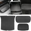 3Pcs Rear Cargo Mat Compatible with 2026 Tesla Model Y Juniper 5 Seater Trunk Cargo Liner Front and Rear Trunk Mat Cargo Liner