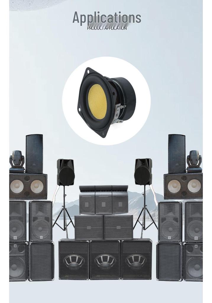 2-дюймовый Белый Круглый Пневматический Твитер - Акустическая Система HiFi Аудиофил