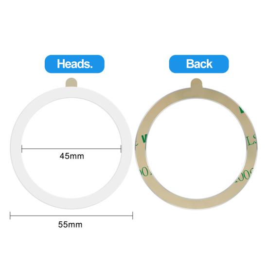 3 шт. из нержавеющей стали, магнитные беспроводные металлические магнитные комплекты для быстрого преобразования, кольца и легкая зарядка, магнитное крепление