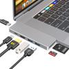 dodocool Адаптер USB-C Hub 7 в 2 из алюминиевого сплава с 2 разъемами Thunderbolt 3 и портом USB Type-C PD