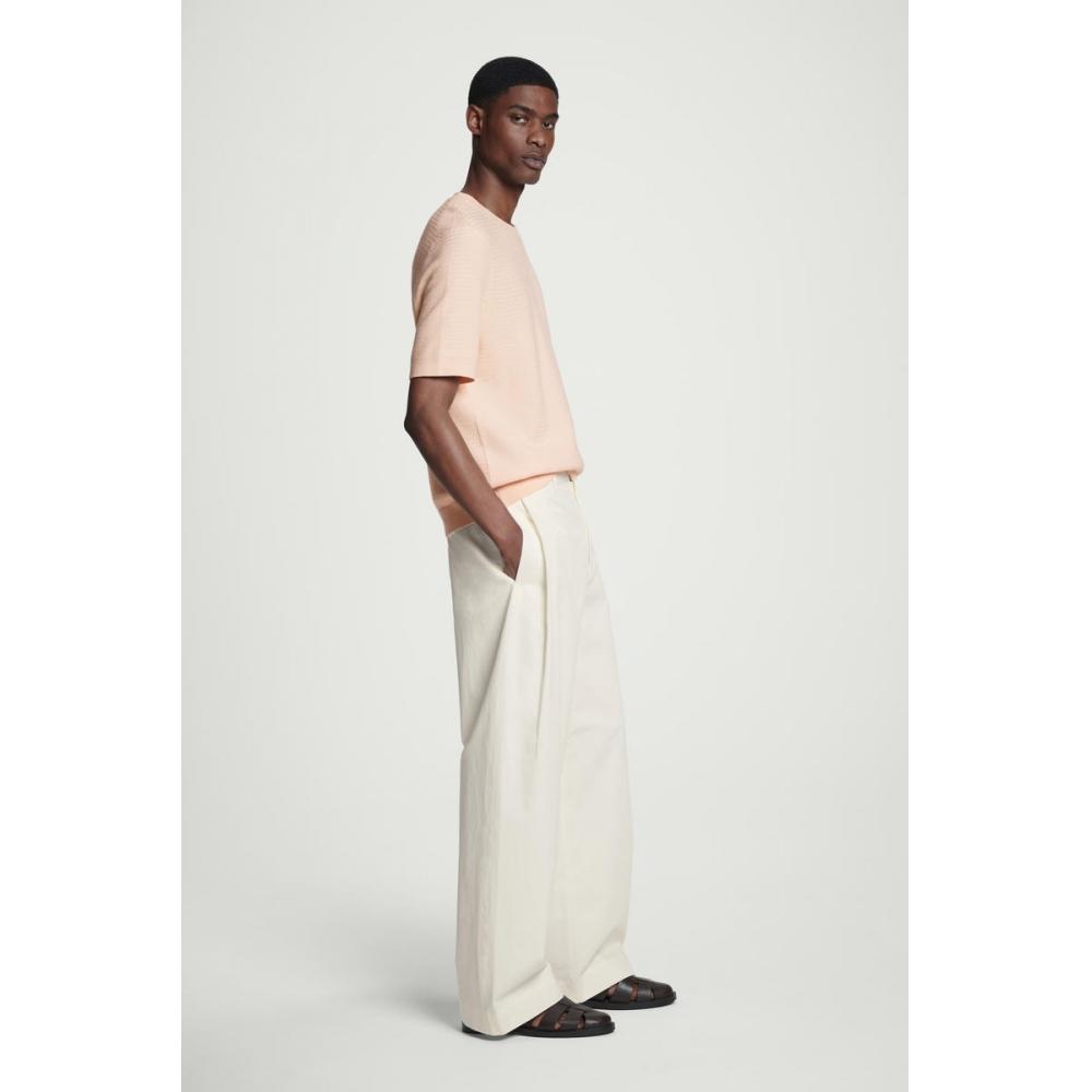 Cos Japan TexTured KniT CoTTon T shirT