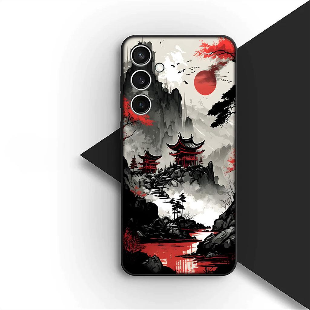 Чехол для Xiaomi Redmi Note 13 14 Pro Plus ProPlus 14C 13C Pro+ 5G 4G Корпус Силиконовый Чехол для Телефона Бусидо Япония Самурай Ниндзя