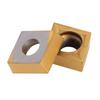 10Pcs/Box Carbide Inserts Blade Cutter Blade CNC Lathe Turning Tools with Storage Box, CCMT09t304 CCMT32.5
