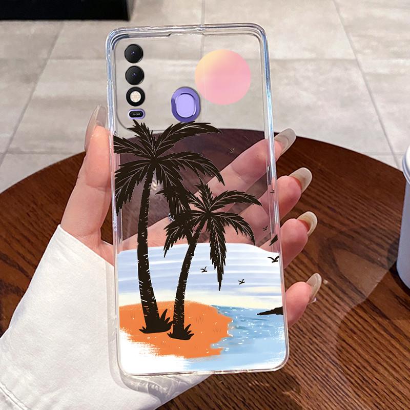 For Tecno Spark 8 8T 8P 9T (India) 7 Pro 7T Case Clear Silicone Soft TPU Jelly Cover KG6 KG7H KG7 KF6 Cute Rabbit Cat Phone Case