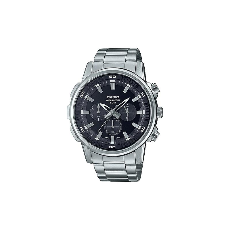 Casio Классическая, простая, изысканная и модная серия CASIOSTANDARD, кварцевый механизм, ремешок из нержавеющей стали, японский и корейский MTP-E505D-1AV