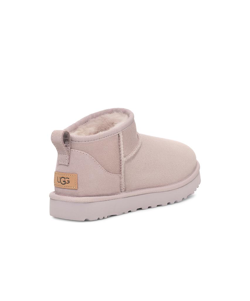 Ugg [Women] Suede Leather Mini Boots (Classic Ultra Mini) W - Pale Smoke / 1116109Psk