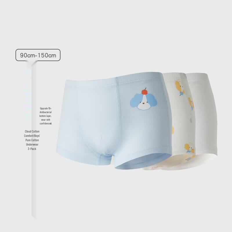 Les Enphants Kids 100% Cotton Underwear 3-Pack