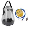 Inflatable Water Bag Dumbbell Transparent PVC Handheld Water Weight Bag for Home Gym Fitness Workout