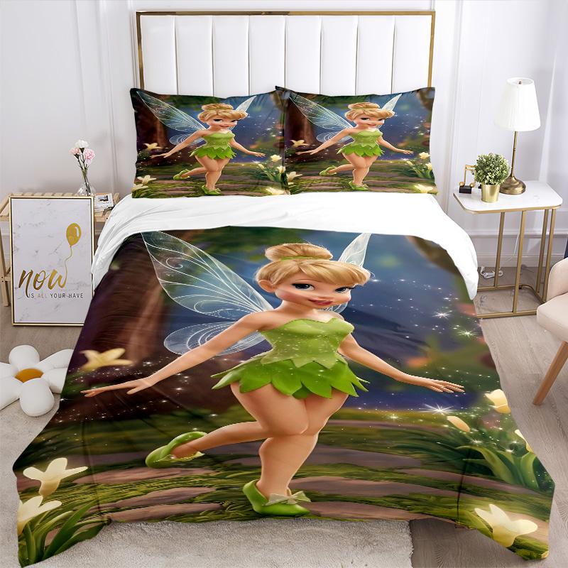 Forest Fairy Print 3Pcs Bedding Setduvet Cover With 2 Bedropillowcase Home Birthday Gift