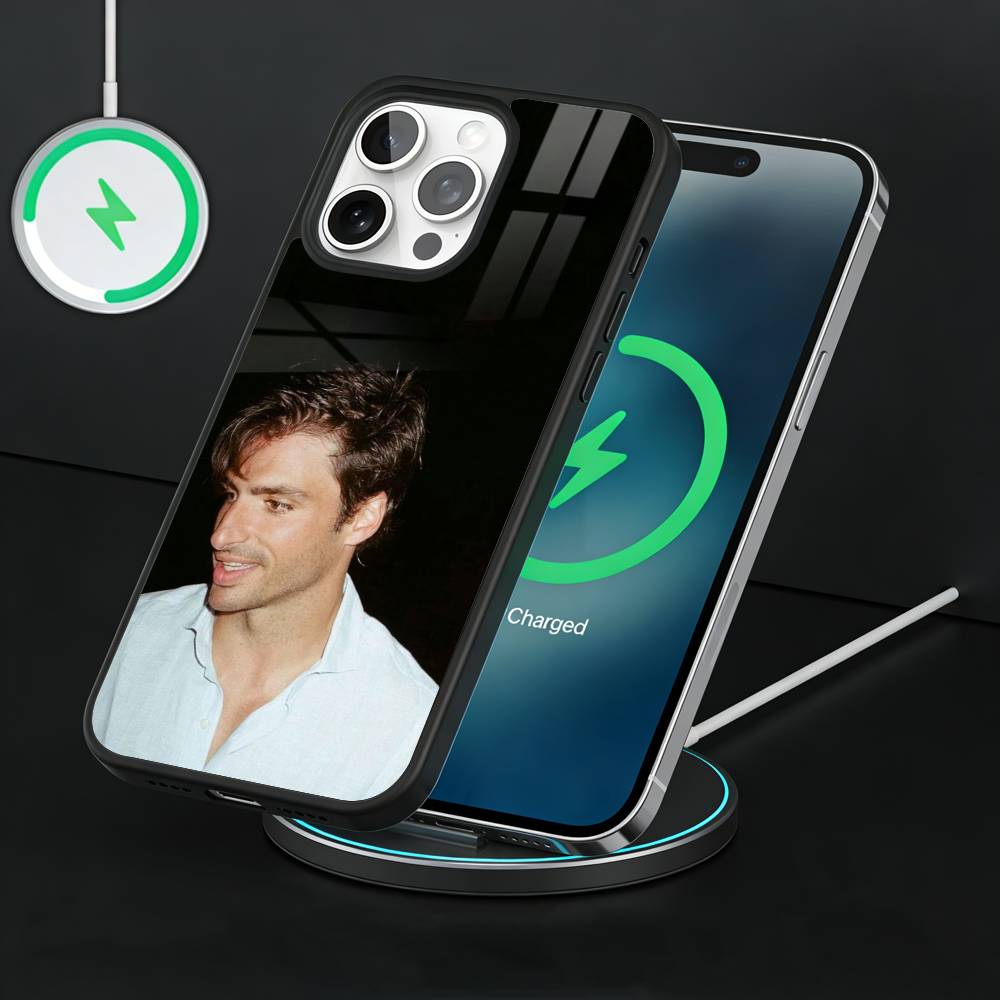 55 Chili C-Carlos S-Sainz Чехол для телефона для iPhone17,16,15,14,13 Plus,Pro Max Магнитный Для Magsafe Беспроводная зарядка