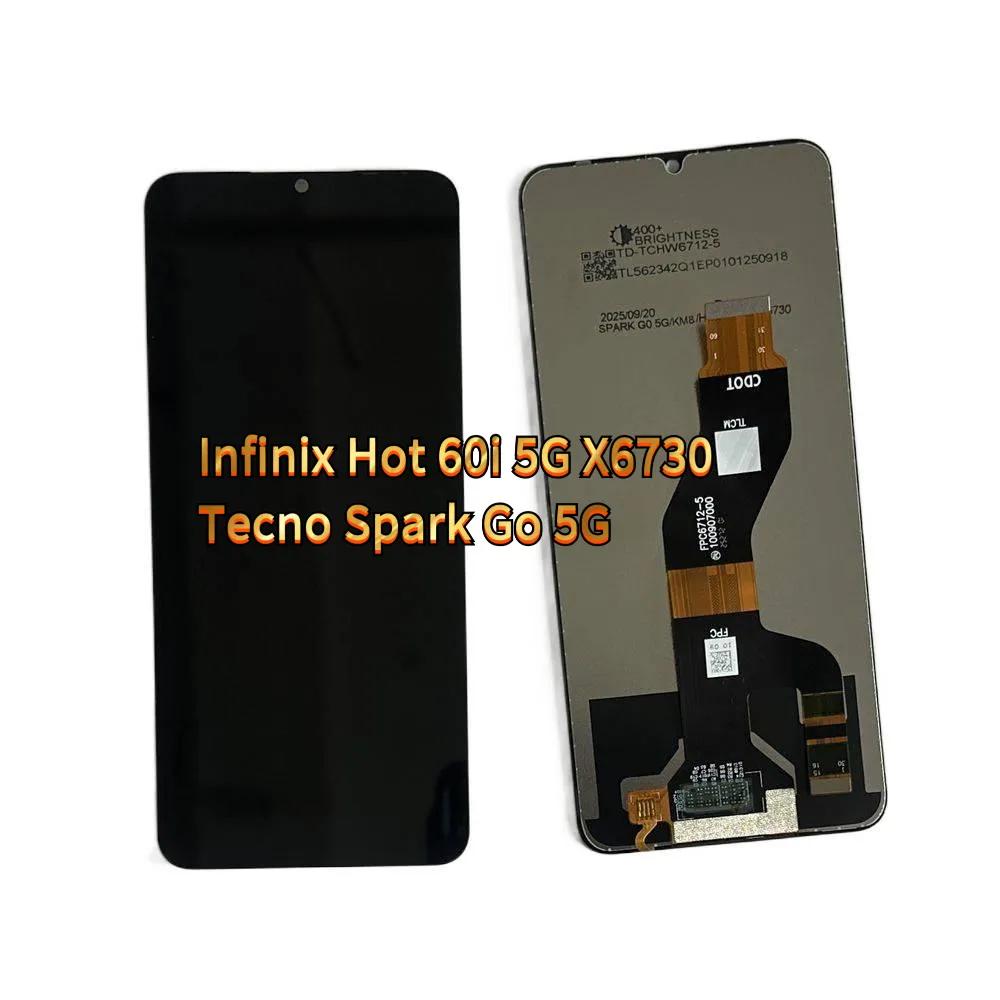 Полная сборка LCD-экрана и дигитайзера Для infinix Hot 60i 5G Tecno Spark Go 5G