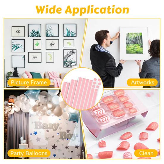 288 шт. липкая замазка для съёмных плакатов, клейкая замазка для монтажа, липкая замазка для подвешивания картин, художественных украшений
