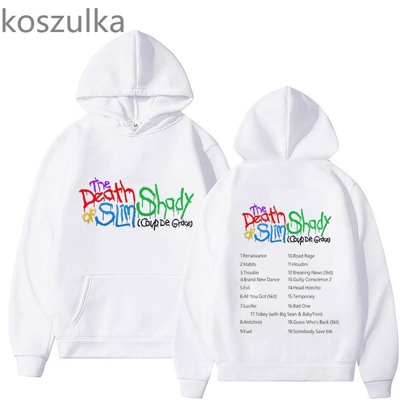 Eminem Houdini Tobey Hoodie The Death Of Slim Shady Fans Harajuku Pullover Tops Sweatshirt Autumn Wint Unisex Fashion Streetwear