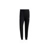 Wuji Series Solid Color Slim Mid-Rise Breathable Tapered Knit Joggers Men Bottoms Black GP0860