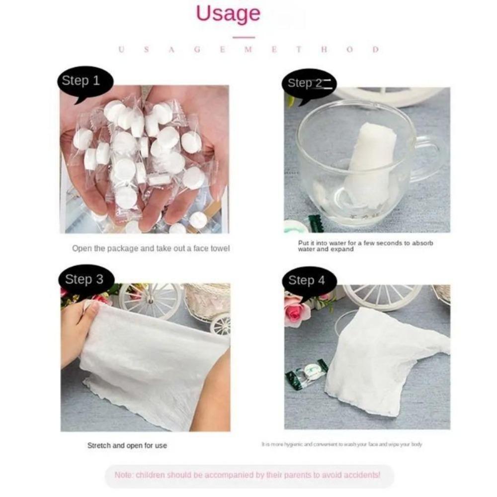 200 шт. сжатых полотенец для лица для путешествий одноразовые полотенца для лица Coin Tissues - для путешествий кемпинга, салонов красоты на открытом воздухе