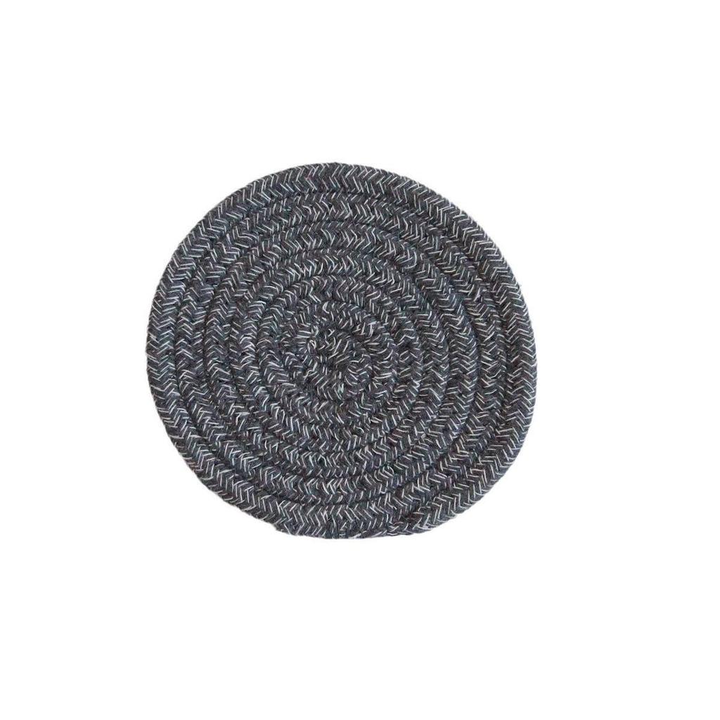 Хендмейд Подставки из термостойкого хлопкового шнура в скандинавском стиле – Толстые плетеные подкладки