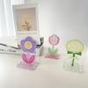 1pc Acrylic Note Holder, Desktop Photo Vertical Message Cute Display, Standing Photo Holder, Card Holder
