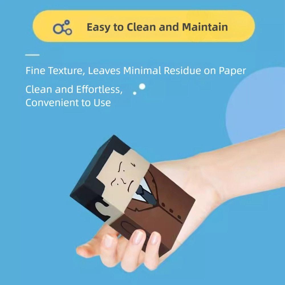 Bald Man Pencil Eraser Without Leaving Marks Pencil Rubber Pencil Correction Tool  Students Gift