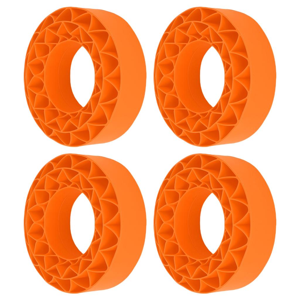4Pcs Silicone Tire Insert Fit for SCX10 III 106x42mm Vibrant Color 1.9in Tire Foam Set Red
