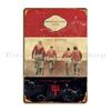 Vintage Manchester Football Book Cover Metal Sign Retro Club Cinema Print Create Tin Sign Poster