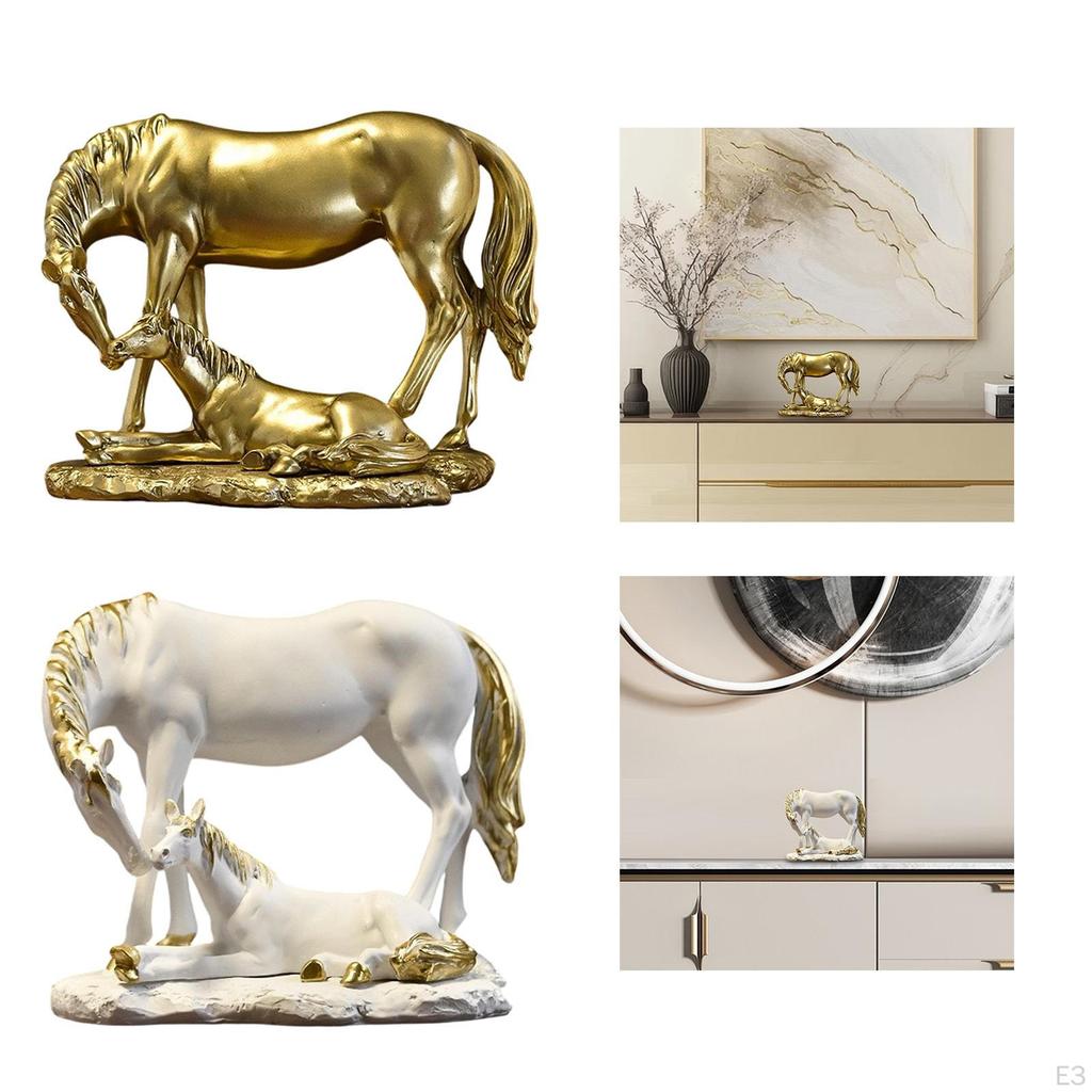 Decorative Statue - Creative Resin Tabletop Ornament Animal Sculpture for Office Or Fireplace
