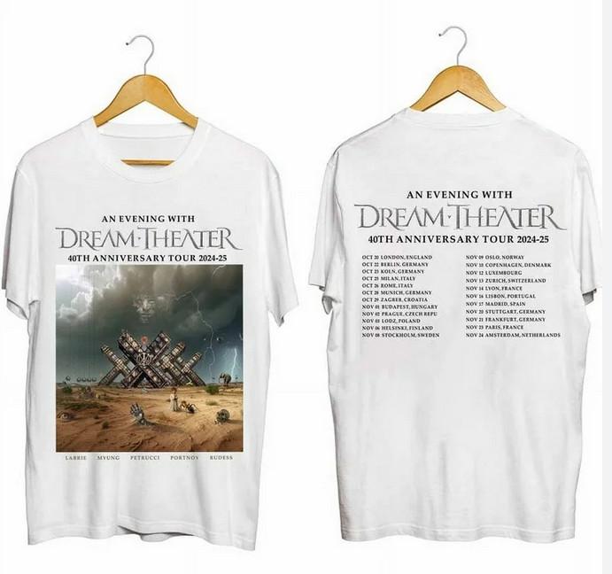 2 Side Shirt, Dream Theater - 40th Anniversary Tour 2024 2025 Two Sides Unisex T