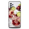 Красная Вишня Гранат Малина Чехол для Телефона Для Samsung S25,S24,S21,S22,S23,S30,Ultra,S20,Plus,Fe,Lite,Note,10,9,5G Черный Чехол