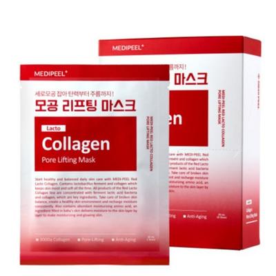 Маска для лифтинга пор Red Lacto Collagen Pore Lifting Mask Pack, 10 упаковок, 1 упаковка