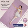 Yottoy Yoga Mat Fitness Mat, Extended 2-Meter Large Size, Thickened And Widened, Non-Slip Shock-Absorbing, for Exercise, Home Use Floor Mat