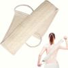 1pc Long Loofah Sponge for Back Scrubbing - Durable Natural Vegetable Fiber Exfoliating Bath & Shower Tool, Natural Bath Accessory