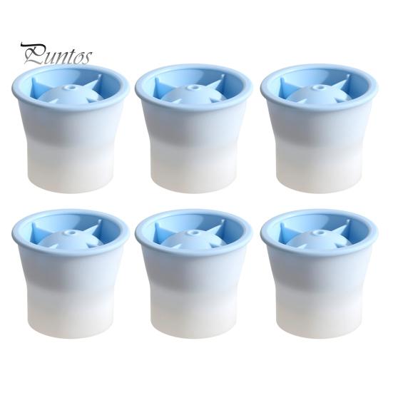 6 шт. Форма для льда силиконовая сферическая форма для льда пищевая легкосъемная форма для кубиков льда с крышками штабелируемые сферические льдогенераторы