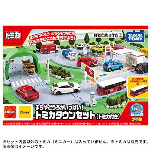Набор Takara Tomy Tomica Town (с Томикой) - Полно городов и дорог! Игрушечная машинка-миниатюра для детей от 3 лет и старше