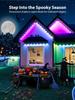 Постоянное уличное освещение, Умные RGB LED-гирлянды для дома, IP67 Водонепроницаемые, для Рождественских праздников, Вечеринок, Украшений на Хэллоуин