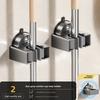 Broom Suction Cup Mop Holder Suction Cup Wall Storage Hook Multifunction Bathroom Mop Hook  Home